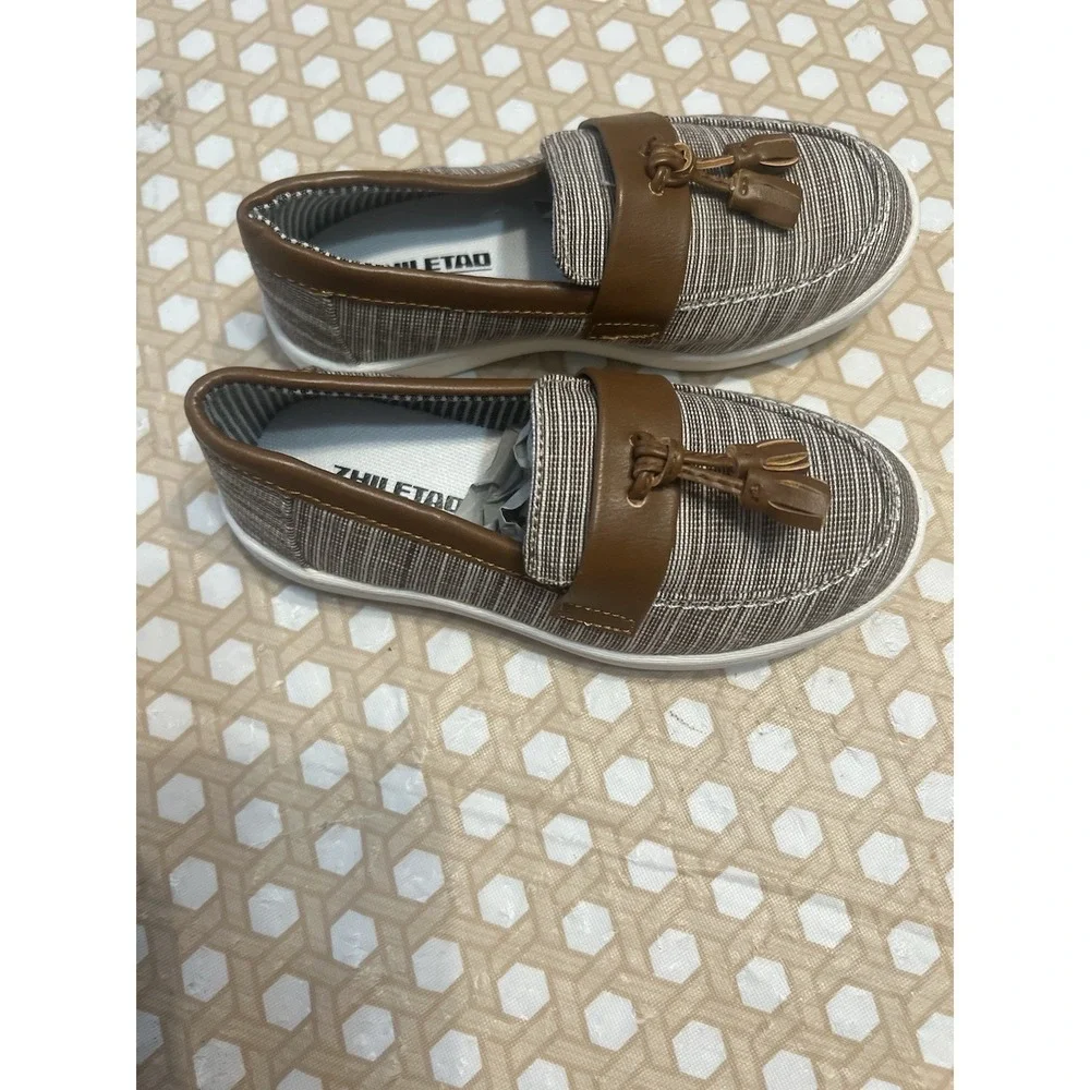 Toddler Boys Brown Dress Shoes‎ Size 10.5M